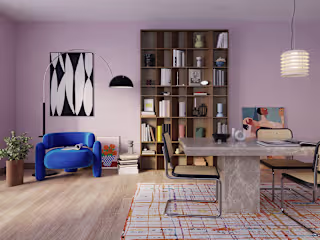 Blue Chair Room Design & Visualisation