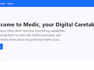 Python/Django Web Application - Medic