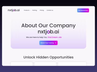 Website UI - About Us page