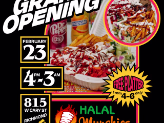 Opening Day Flyer for a Restaurant