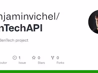 BenTechPatternMVP API Development