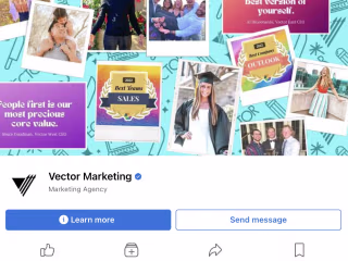 Vector Marketing Facebook Social Copy 