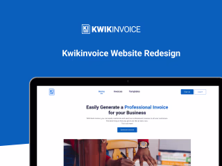Kwik Invoice- Website Redesig