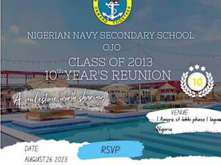 High school Reunion poster
