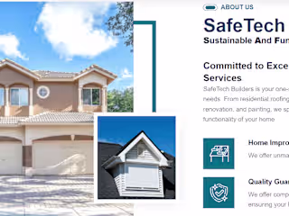 Website Development for SafeTech Builders