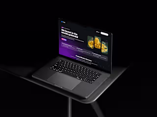 Blockchain Landing Page