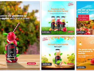 Social Media Campaign - First Squeez Juice