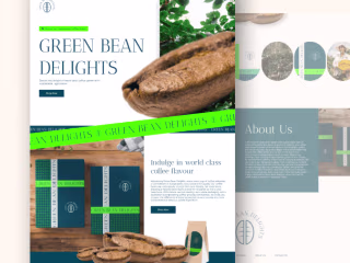 Green Bean Delights Landing Page Design and Development