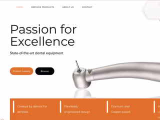 Dental Supply Store Website