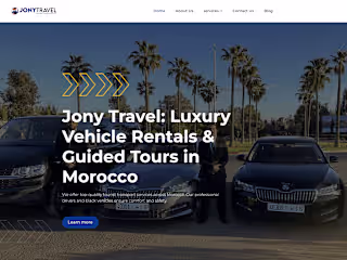 Jony Travel: Luxury Vehicle Rentals & Guided Tours in Morocco