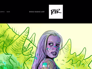 Comic book Artist Website