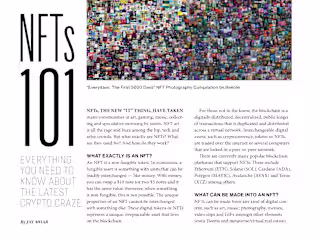 In-Depth Feature Article on NFTs for ESTATE Magazine