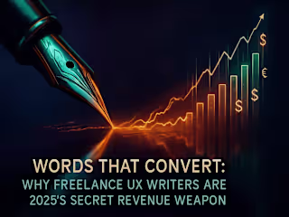 Words That Convert: Why Freelance UX Writers Are 2025’s Secret Revenue Weapon