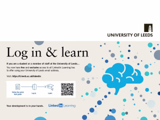 LinkedIn Learning for the University of Leeds.