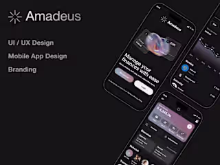 Amadeus - Fintech Mobile App & UI UX Design 