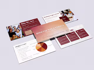 Healthy + Well Event Content Creation and Pitch Deck Design