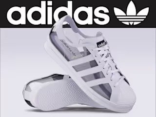 Adidas SUPERSTAR transparent | Product Rendering