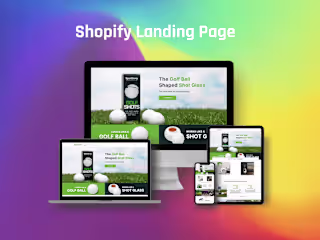 Shopify Landing Page design with Pagefly
