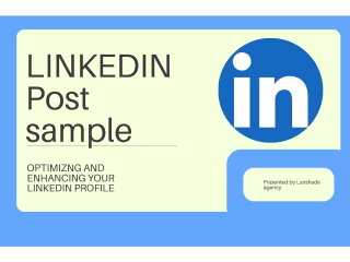 A LinkedIn post