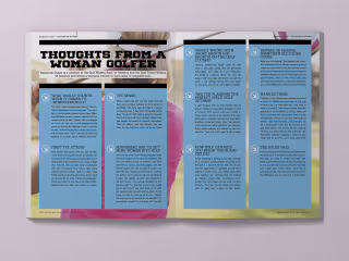 Magazine Redesign for Southern New England Golf Publication