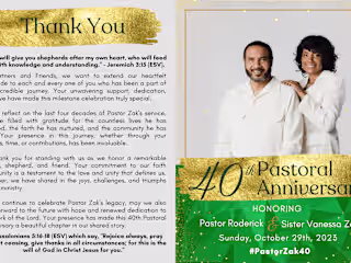 Rejoice Church Invitation Print Design