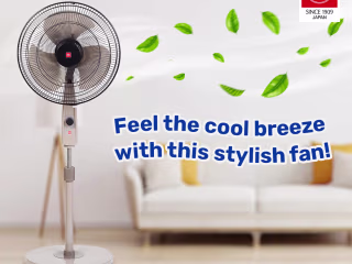 Feel the cool breeze with this stylish fan!