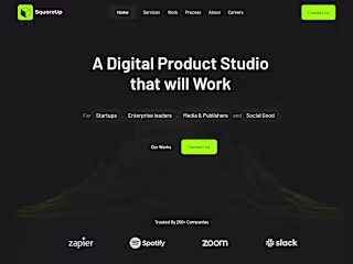 SquareUp Website Development