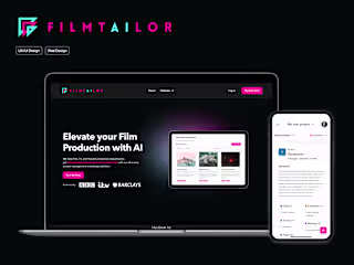 FilmTailor AI - UX/UI & Web Design