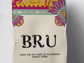 Bru Coffee Packaging Redesign