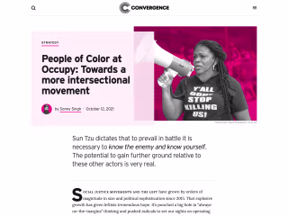 Progressive magazine web design