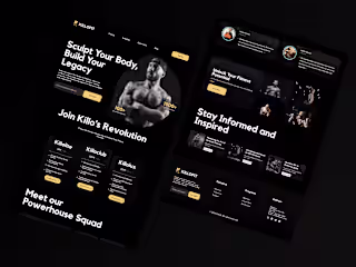Killofit | GYM Membership Website Design
