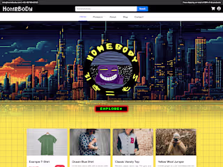 Homebody - E-commerce Web App