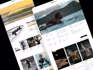 Reef & Waves - Wireframes + Prototype