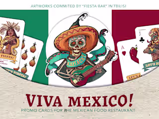 "VIVA MEXICO!" - Promo Cards for Mexican Restaurant :: Behance