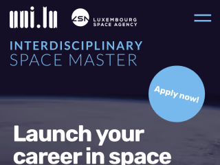 Interdisciplinary Space Master - University of Luxem…