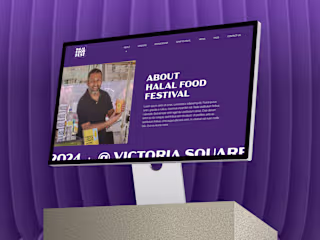 Food Festival Website Design