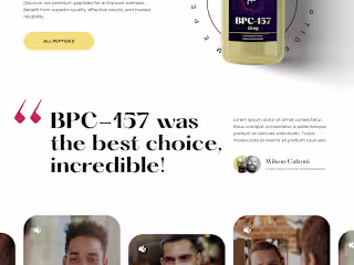 PrimePeptides  E-commerce