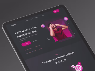 Nu-phill Music Website Design