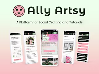 Ally Artsy: A Platform for Social Crafting and Tutorials
