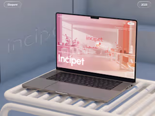 Incipet - AI Vet Startup Web Design | UX UI