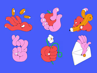 Hand Illustration Set