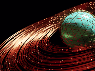 Sci-fi planet