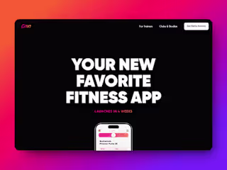 Gain Fitness Landing Page