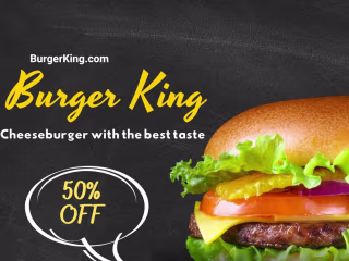 Burger post design.