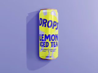 Packaging design for drops iced tea