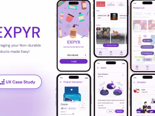 Expyr UX CASE STUDY| Non-durable project management