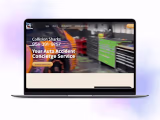 Collision Shark Web Design