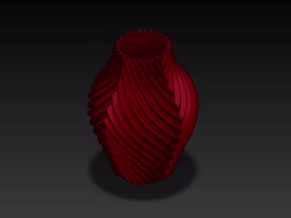 3D Model Of A Sequence Vase | SolidWorks