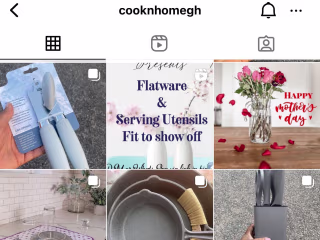 Social Media Strategy for @cooknhomegh