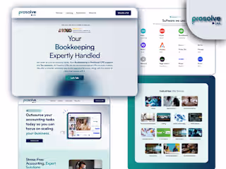 Framer Website Development for Prosolve CPA